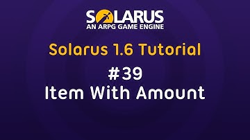 Solarus 1.6 Tutorial [en] - #39: Item with amount