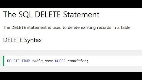 SQL DELETE Statement | SQL Delete Query | Delete Record From Table | SQL Tutorial in URDU - Hindi