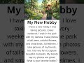 📷 My New Hobby | Reading &amp; Listening Practice #esl #photography #hobby