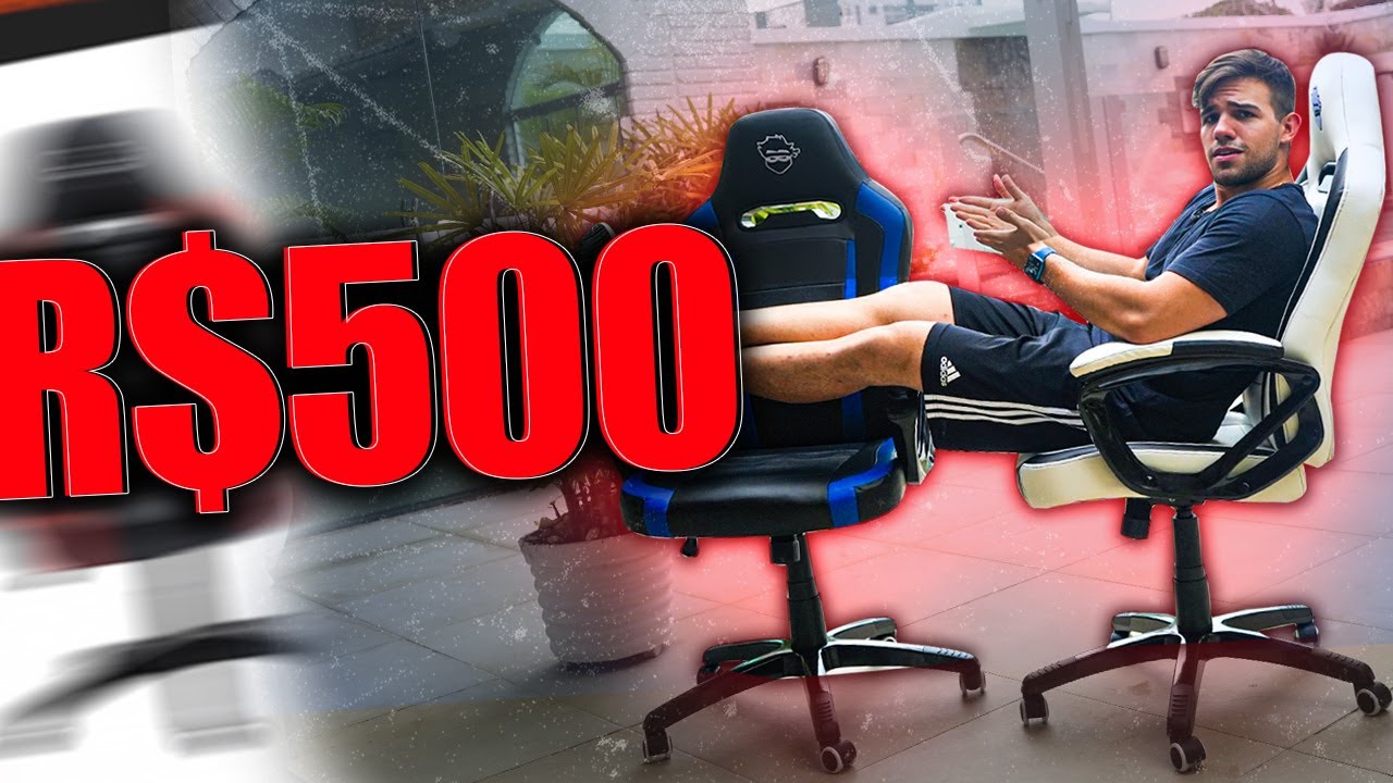 CADEIRA GAMER BARATA DE 500 REAIS, CUSTO BENEFÍCIO DE VERDADE - GAMER ...