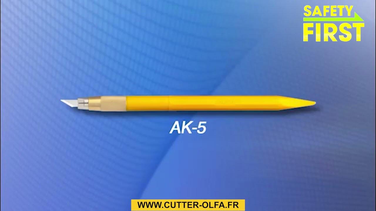 Cutter de précision OLFA AK-5, Scalpel lames très fines