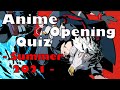 Anime Opening Quiz: Summer Season 2021 - 10 Openings