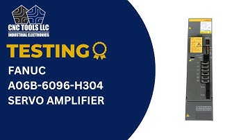 Testing a Fanuc A06B-6096-H304 Servo Amplifier #cnc
