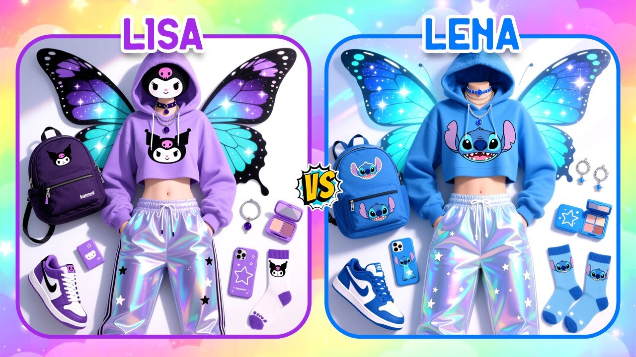 ЛИЗА💜ИЛИ ЛЕНА💙Куроми против Стича: какой милый персонаж правит бал 