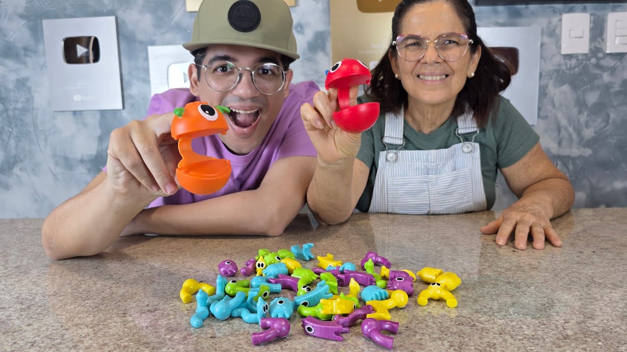 MONSTROS COMILÕES COLORIDOS!