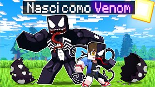 NASCI como BEBÊ VENOM no Minecraft