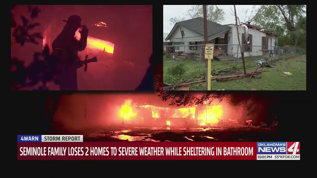 Tornado destroys 2 family homes in Seminole