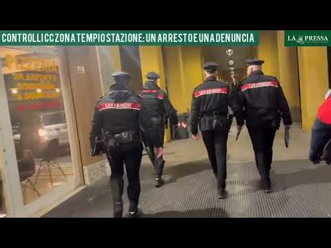 Video Una sera di controlli in zona Tempio-Stazione: un arresto e una denuncia dai CC