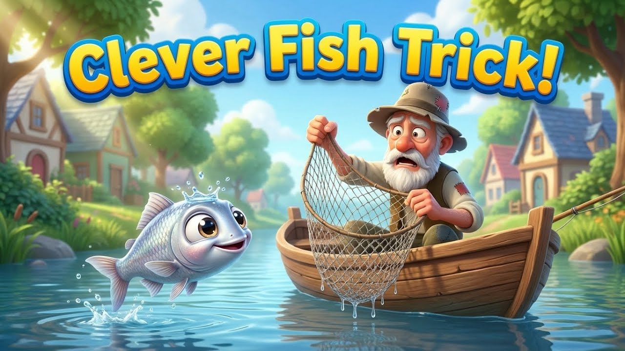 Clever Fish Trick 🐟 | Moral Story for Kids | Short Bedtime Story