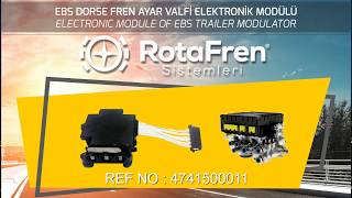 4741500011 EBS DORSE FREN VALFİ ELEKTRONİK MODÜLÜ ELECTRONIC MODULE OF EBS TRAILER MODULATOR