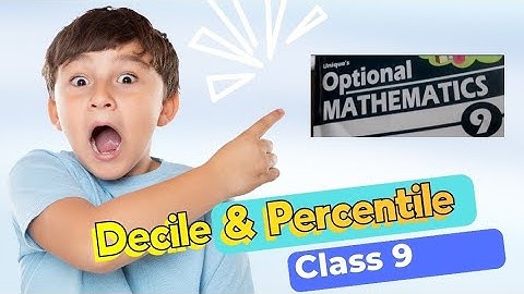 Class 9 l Opt.Math l Decile & Percentile l Statistics
