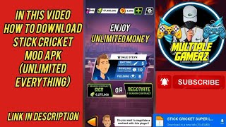 Stick cricket super league mod apk unlimited money,coins and power download | Cricket Hacks & Tricks screenshot 3