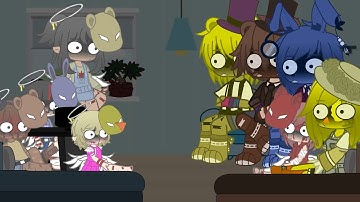 FNAF1+ Missing Children react to Foxy