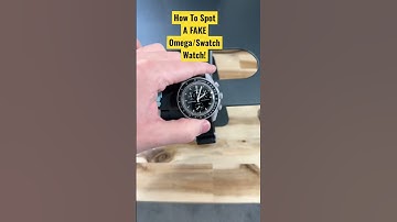 How To Spot A Fake Omega Swatch Watch Quickly!