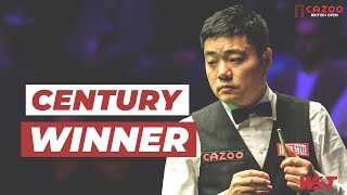 Vintage Ding Junhui CENTURY Clearance!  | 2022 Cazoo British Open