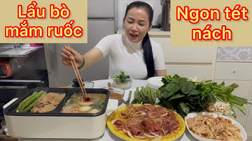 CÁCH NẤU LẨU BÒ MẮM RUỐC ĐẶC SẢN BÌNH DƯƠNG # 164
