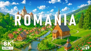 Romania 8K Soothing Music & Magical Landscapes, Ancient Fortresses & Natural Peace
