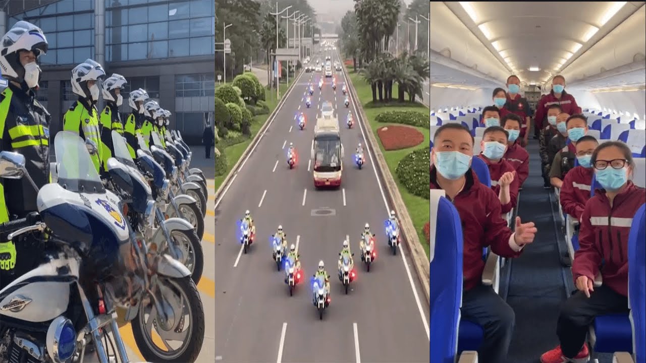 Tiktok China | China medical team in fight against coronavirus return