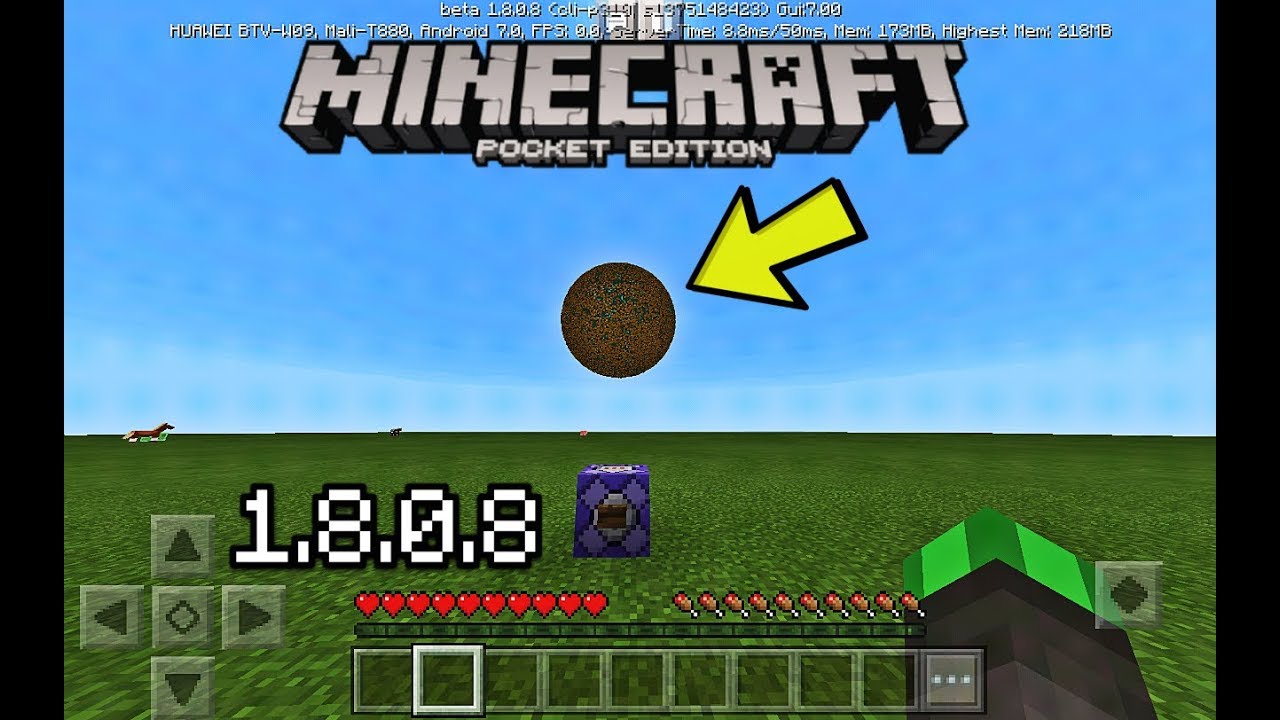 ️ Secret Thing You Didn't Know About Minecraft PE 1.8.0.8 BETA ...