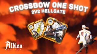Most Broken One Shot META Comp | Crossbow / Bloodletter | 2V2 Hellgate | Albion Online