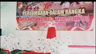 lagu Mongondow-Moraoy cover by INSYIRAH QYASABILQIS-SDN 1 KOTAMOBAGU //lomba menyanyi HUT RI 77