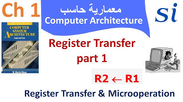 Computer Architecture  | Chapter 1 Register Transfer & Microoperation  | 2. Register Transfer part 1
