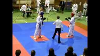 Taekwondo Walka Zawody Dolsk 2013