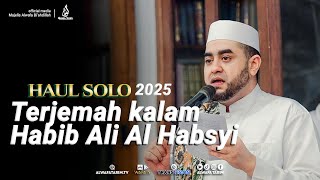 Tausiah Habib Achmad Bin Muhammad Al Habsyi Di haul Solo