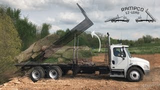 Rampco Body - Loading A Large Tree