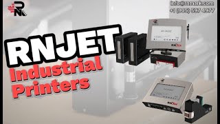 RNJet Industrial Printers | Ink Throw Distance up to 20 mm | Made in Canada | Coding & Marking Tech