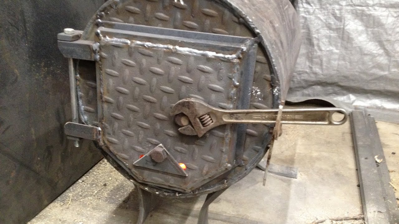 Wood Burner Built From Junk YouTube