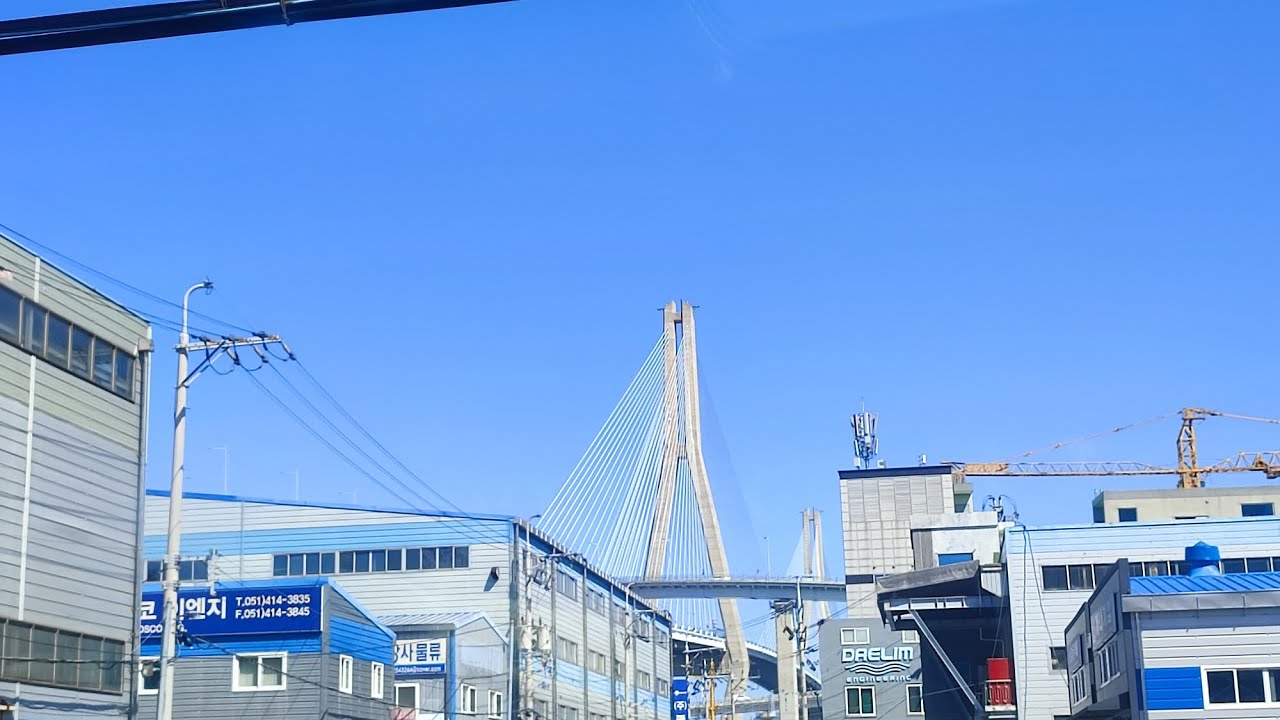 Busan Harbor Bridge! ✨