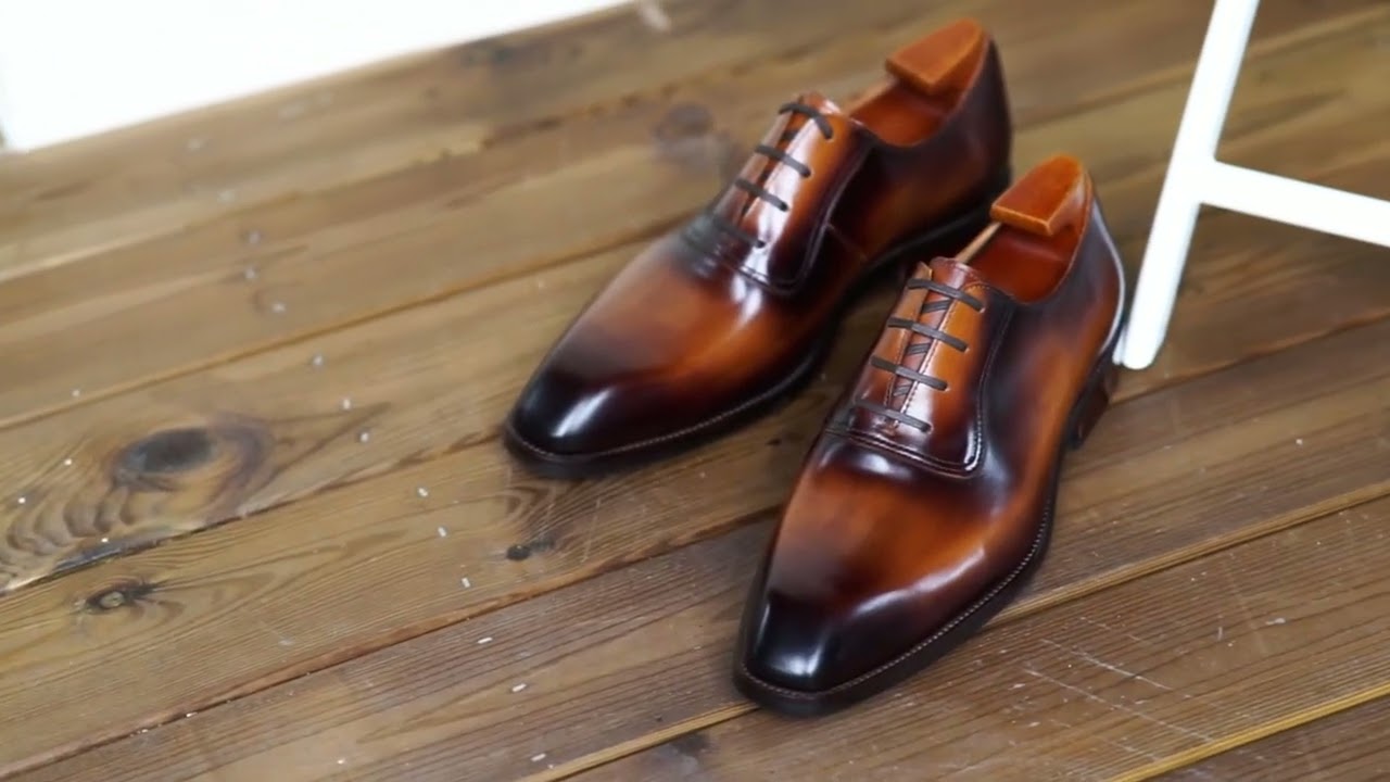 Patina Brown Derby Brogues Leather Shoes – where elegance meets craftsmanship.