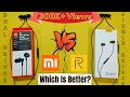 Detailed Comparison of Mi Dual Driver Earphone Vs. Realme Buds 2_with Audio Test (In Hindi)