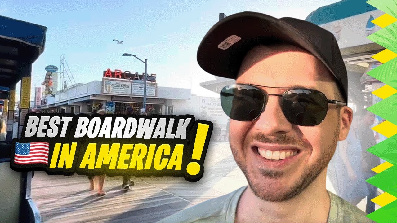 Exploring America’s Best Boardwalk! Welcome to Wildwood, New Jersey! 🎡