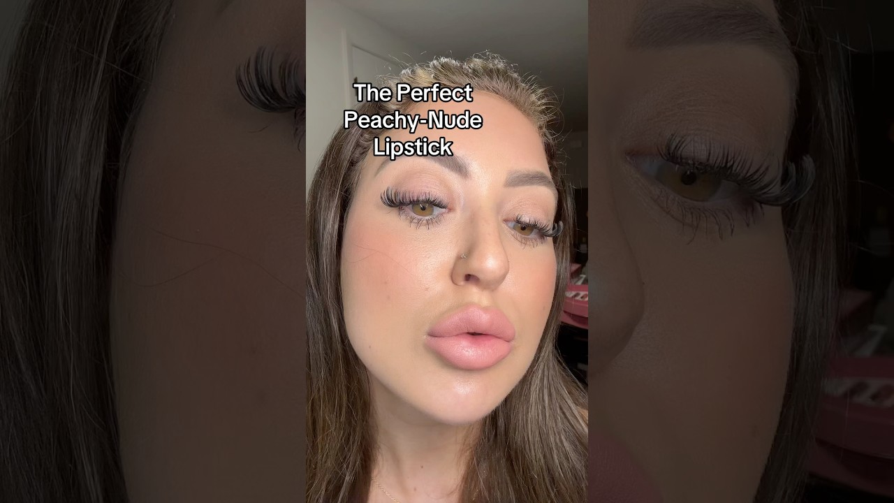 The Perfect Peachy-Nude Lipstick 🍑 💄