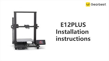 Anet E12 PLUS 3D Printer Quick Assembly Filament Detection - Gearbest.com