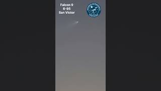 Falcon 9 desde San Victor, Rep. Dom #Falcon9 #SpaceX #ElonMusk #Astronomia #Astronomy #Starlink