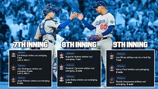 STRONG FINISH! 💪 Dodgers strike out NINE STRAIGHT batters to end the game! 😱 screenshot 4