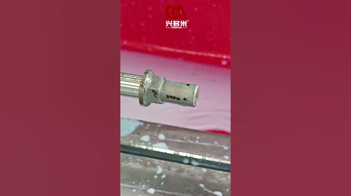 Four axis CNC drilling machine drilling stainless steel hexagonal bolts column M3 threads DNC 1030DR