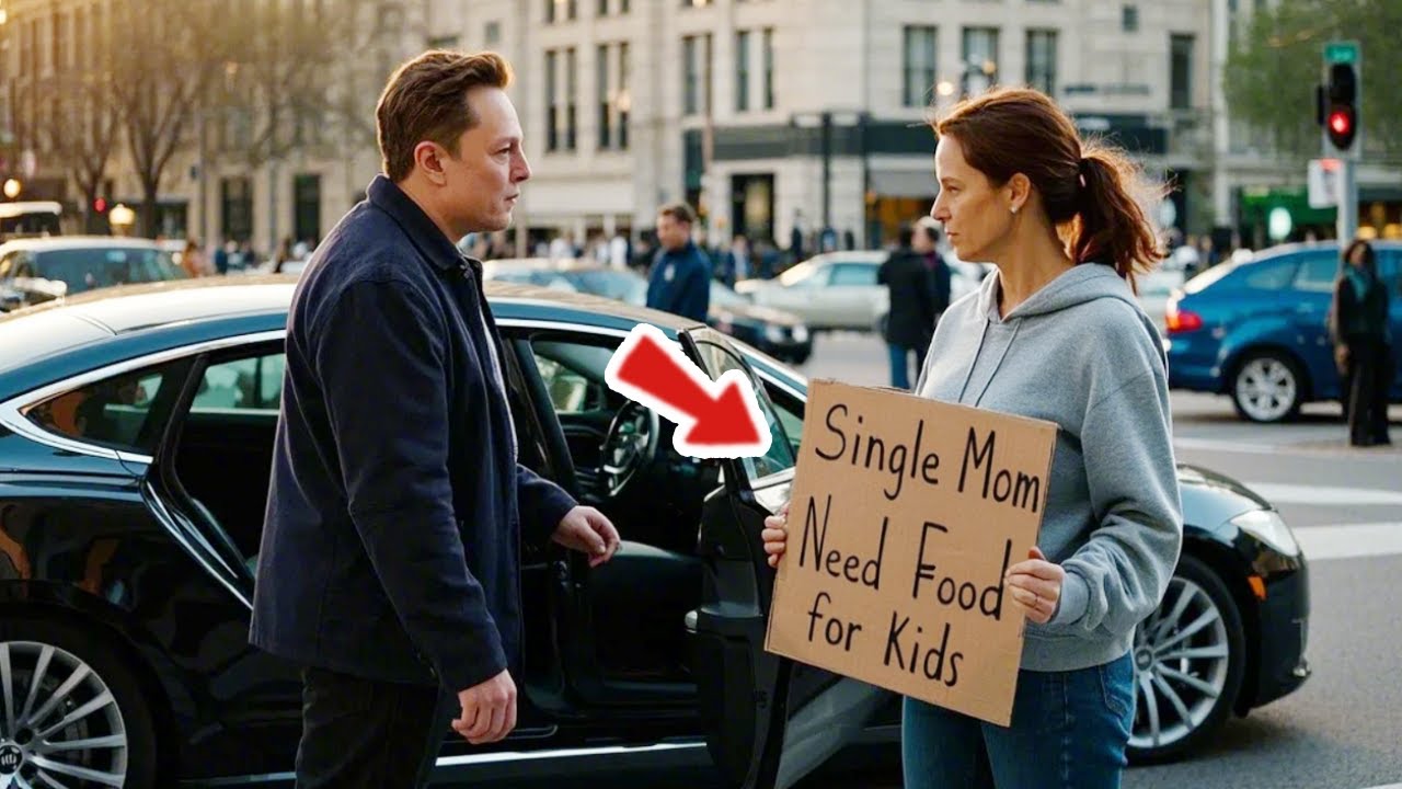 Elon Musk Sees a Desperate Mother On The Streets—His Unexpected Act