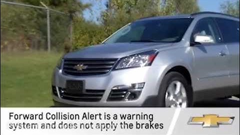 2015 Traverse - Forward Collision Alert & Lane Departure Warning