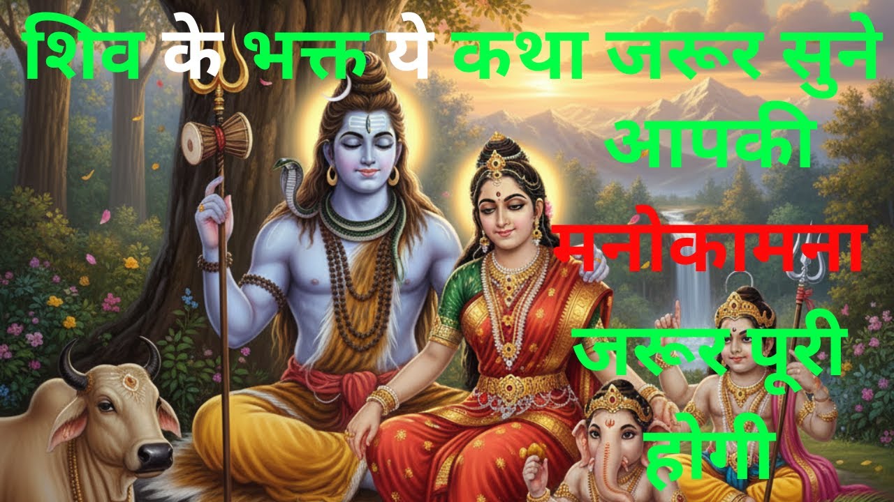 शिव के भक्त ये कथा जरूर सुने आपकी मनोकामना जरूर पूरी होगी |