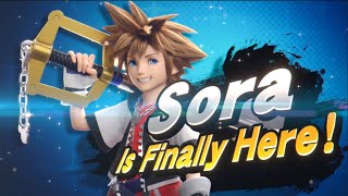 My Reaction to Sora in Smash | I'm a Smash Player now?!