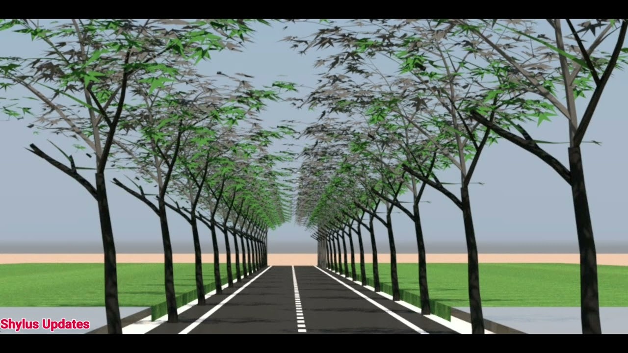 plant more trees | road work | road components | trees | plot | plot design | elements of road |