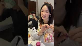 20210420薇寶ㄧ起吃宵夜！飯團、蛋餅、芋粿巧、鹹光餅
