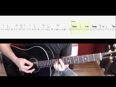 Under the Bridge (Barre Chords and Strumming) Watch and Learn Guitar Lesson