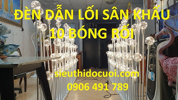 Đèn dẫn lối sân khấu 10 bóng rối | Đèn dẫn lối đám cưới