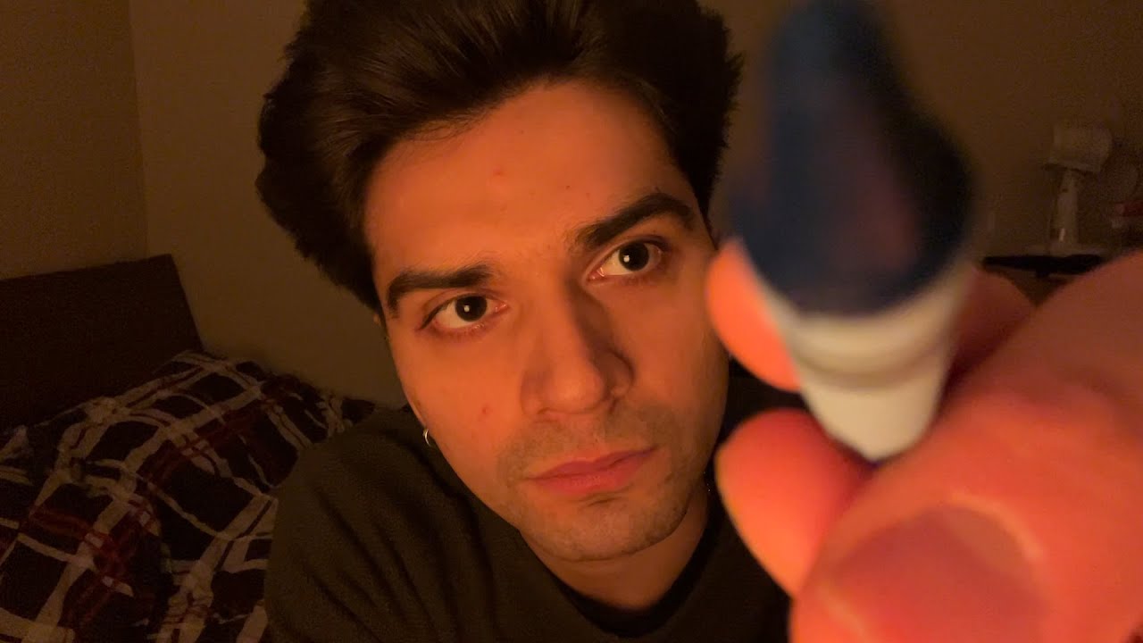 ASMR Rearranging and Coloring Your Face | Face Touching, Visual Triggers