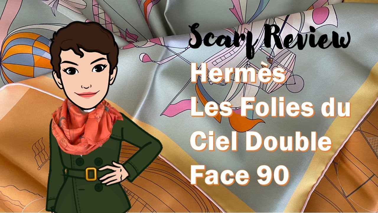 HERMÈS gavroche “Les Folies du Ciel” by Loic Dubigeon, pocket